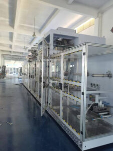 New sanitary panty production line assembling